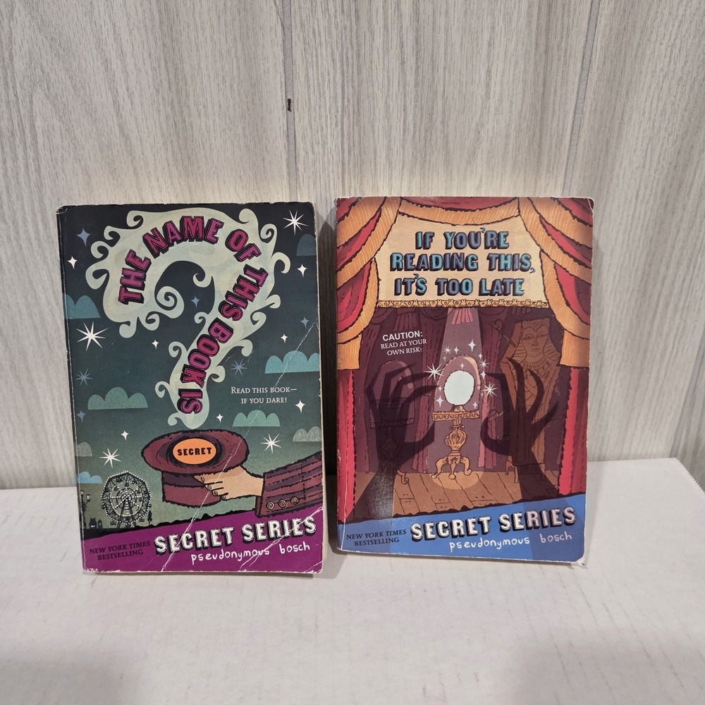 The Secret Series Books 1 2 By Pseudonymous Bosch Ex-Library